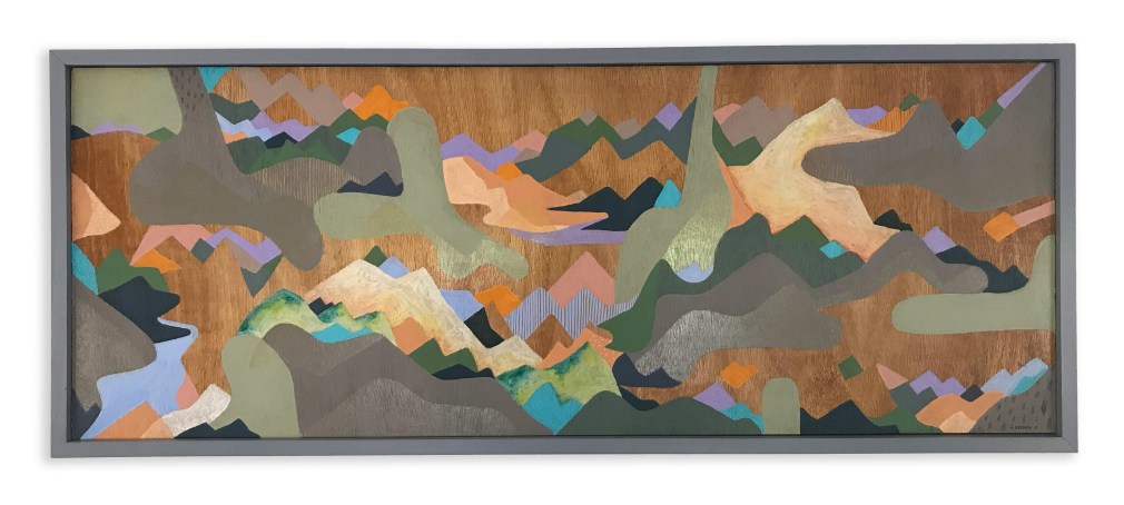 Greg Hodgson  Silver Mountains, 2019 art