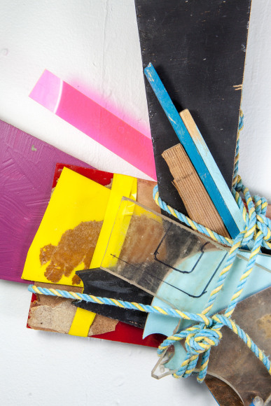 Maggie Schreiber  Until the light takes us #2, 2017  Mixed media artwork from the exhibition Pretty Vacant