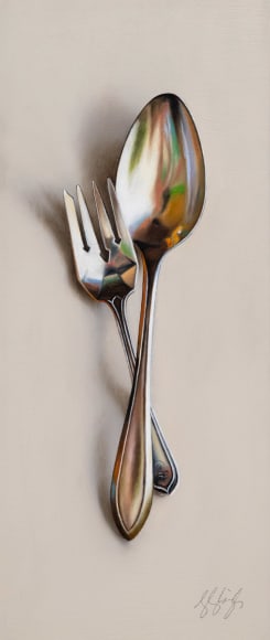 LESLIE LEWIS SIGLER , Silver Pair #252, The Lover and The Leaver, 2023