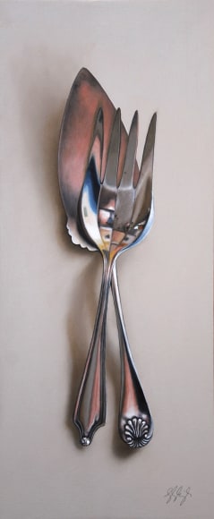 LESLIE LEWIS SIGLER , Silver Pair #18, The Heretic and The Phenom, 2022