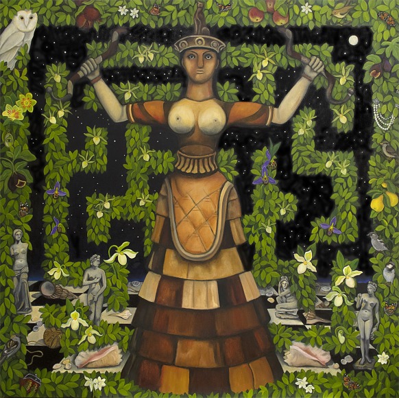 ANGELA PERKO, Lady of the Labyrinth, 2022