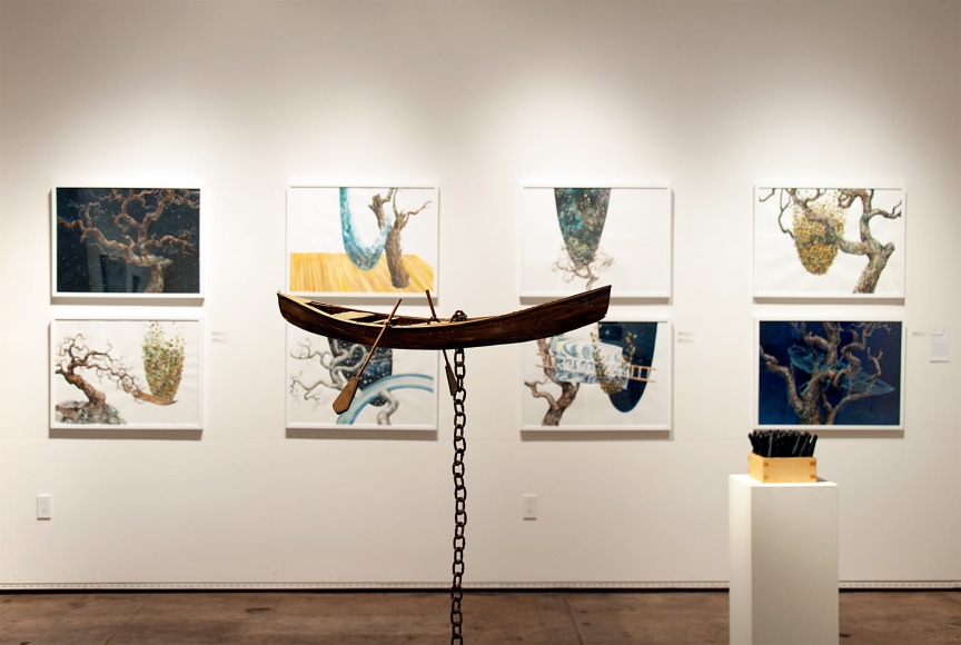 MENTORS &amp; MAKERS: The Artists of Westmont College installation, Nathan Huff