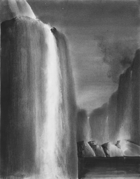 JOSEPH GOLDYNE, Waterfall Drawing 3, 2021-22