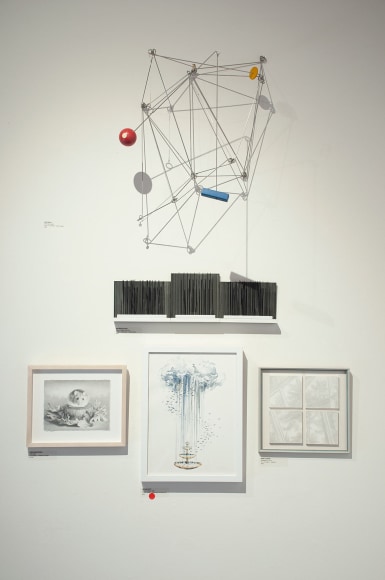 Installation photograph of 100 GRAND, 2020