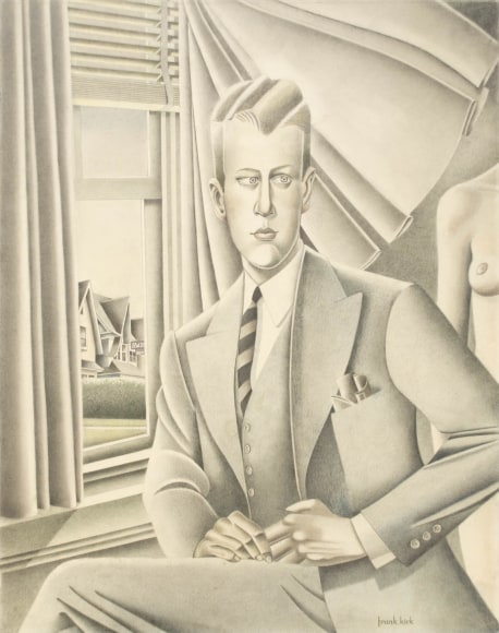 Frank Kirk, Man in Suit, One Bare Breast,