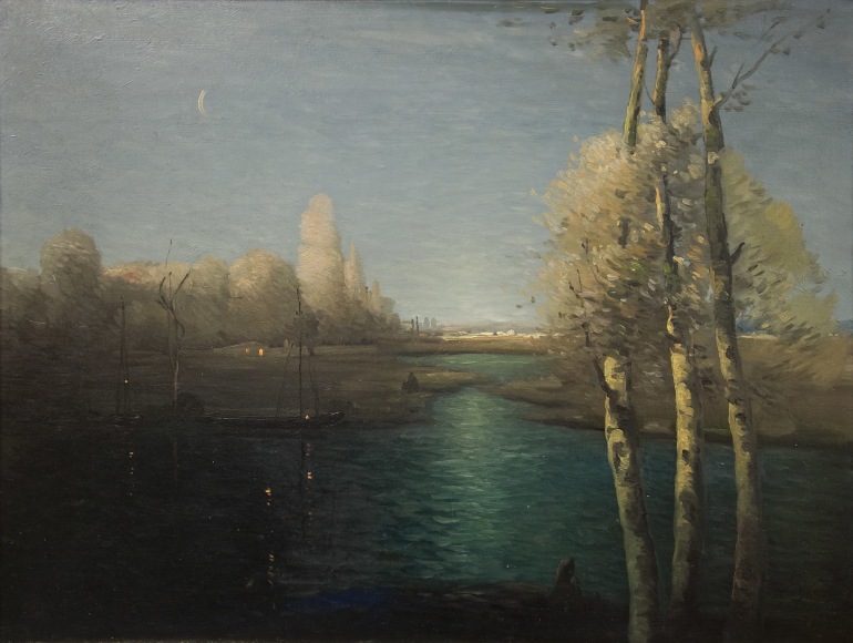 Leon Dabo - Evening on the Marne