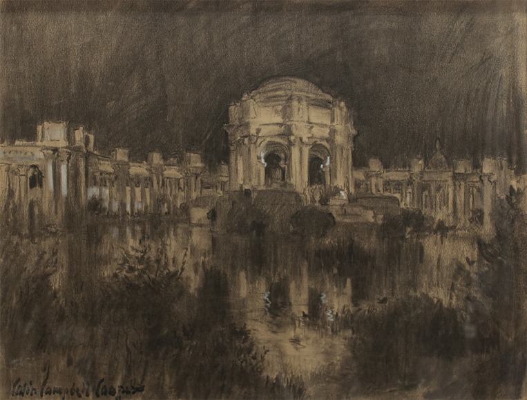COLIN CAMPBELL COOPER (1856-1937), Study for the Palace of Fine Arts, San Francisco, c. 1915