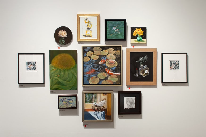 Installation photograph of 100 GRAND, 2020