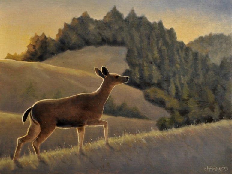 Jon Francis, Backlight on the Mountain, 2017