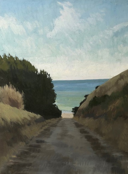 NICOLE STRASBURG, Road to Water Canyon (Santa Rosa Island), 2020