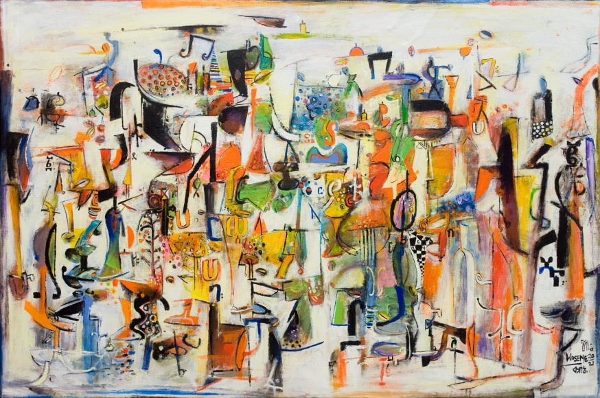 WOSENE WORKE KOSROF , Birth of Music II, 2021