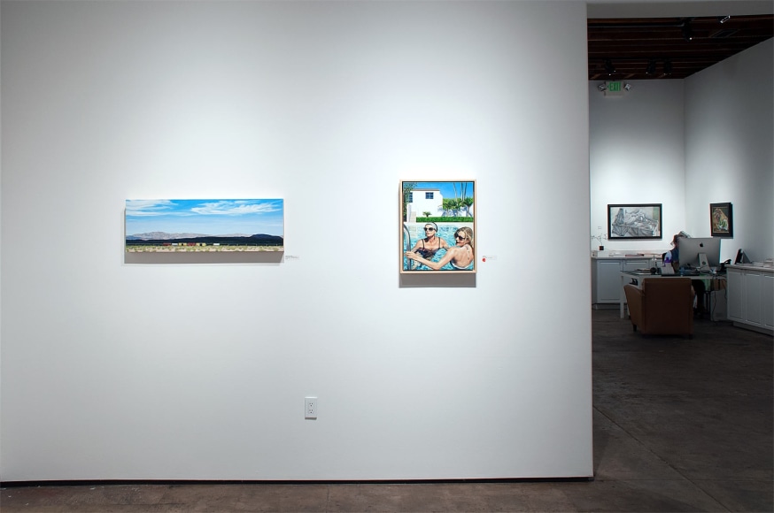 Installation photograph of REAL WOMEN: Realist Art by American Women, Mary-Austin Klein, DJ Hall