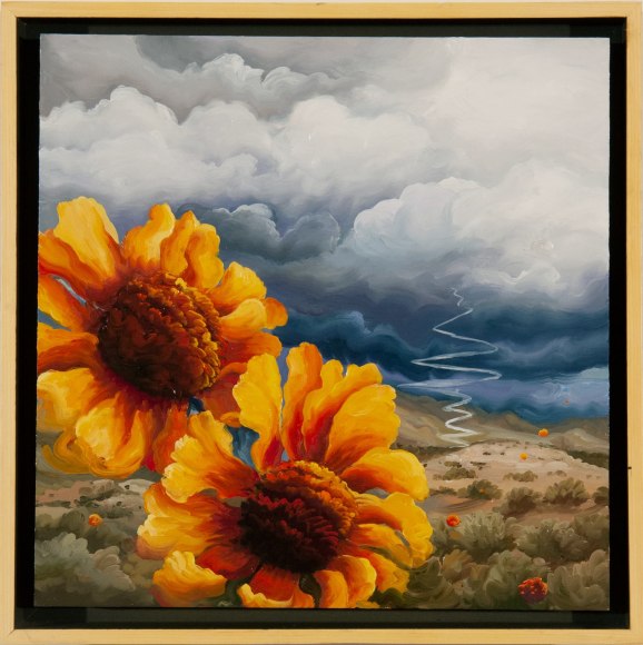 PHOEBE BRUNNER, Two Sunflowers