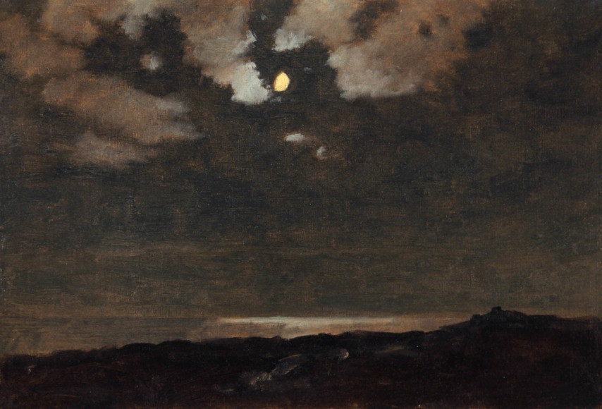LOCKWOOD DE FOREST (1850-1932), Moon In Trailing Clouds, May 1901