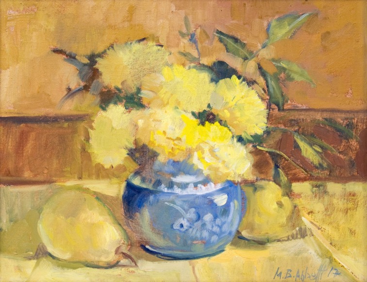 MEREDITH BROOKS ABBOTT, Still Life with Pears, 2017