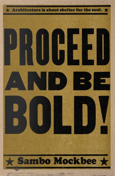 Amos Kennedy, Letterpress Print on Brown Board, 2025