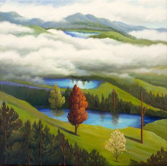 PHOEBE BRUNNER , Little Lost Lakes, 2021