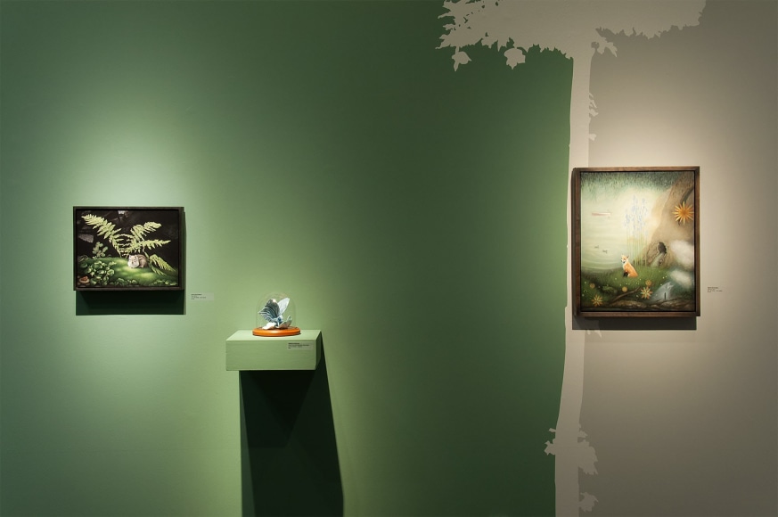 THE WALLS BECAME THE WORLD ALL AROUND: New Work by Rebekah Bogard &amp; Susan McDonnell install