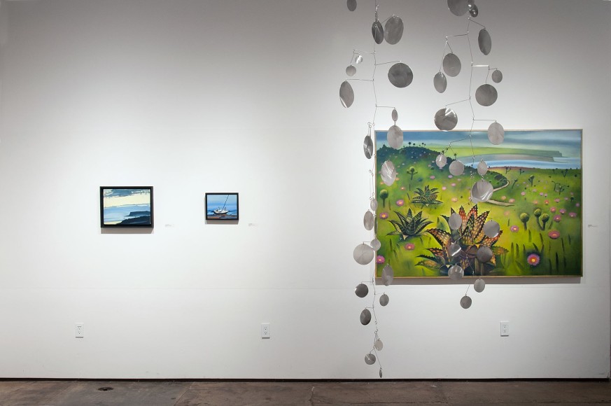 Installation photograph of The Winter Salon II, 2019 with Hank Pitcher and Ken Bortolazzo