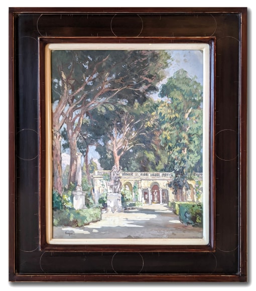 COLIN CAMPBELL COOPER (1856-1937), Garden of Villa Medici, Rome,