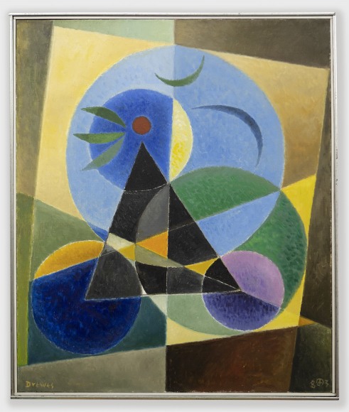 WERNER DREWES (1899-1985), Black Triangle, 1983