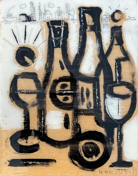 PETER HORJUS, Wine Composition, 2017