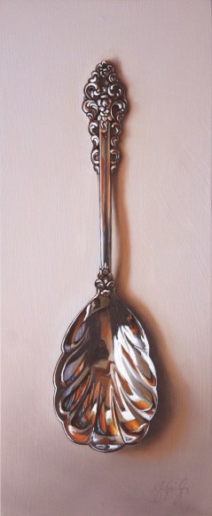 LESLIE LEWIS SIGLER, Silver Spoon #177, The Pretender, 2020