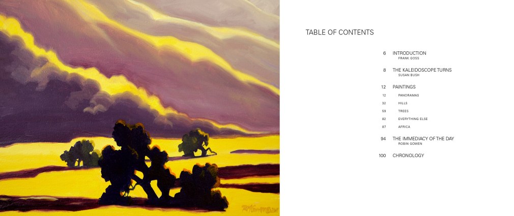 Pages 4 and 5 of ROBIN GOWEN: Shadow &amp; Light