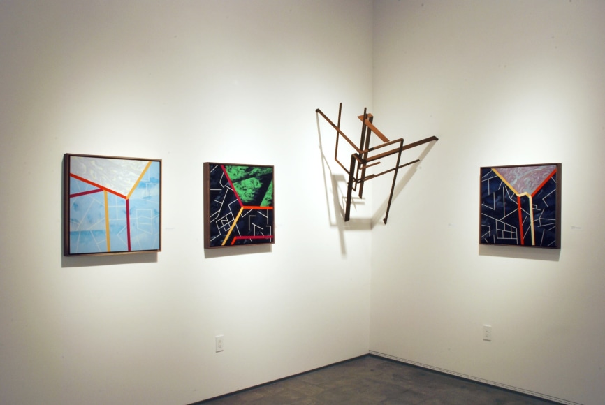 Installation photograph of AGORAPHOBIA: Portraits of American Interiors, Zack Paul, Joe Shelton