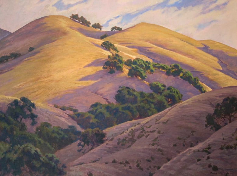 JOHN COMER, Golden Hills with Live Oaks