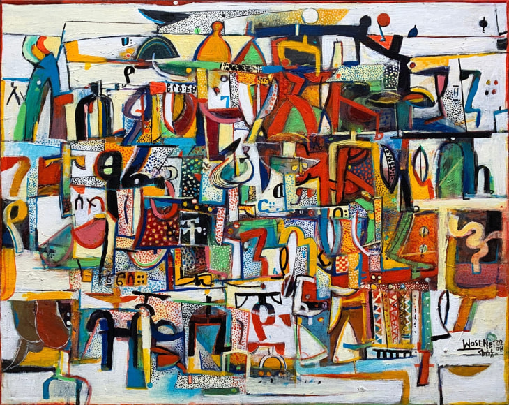 WOSENE KOSROF , For the Love of Words II, 2008