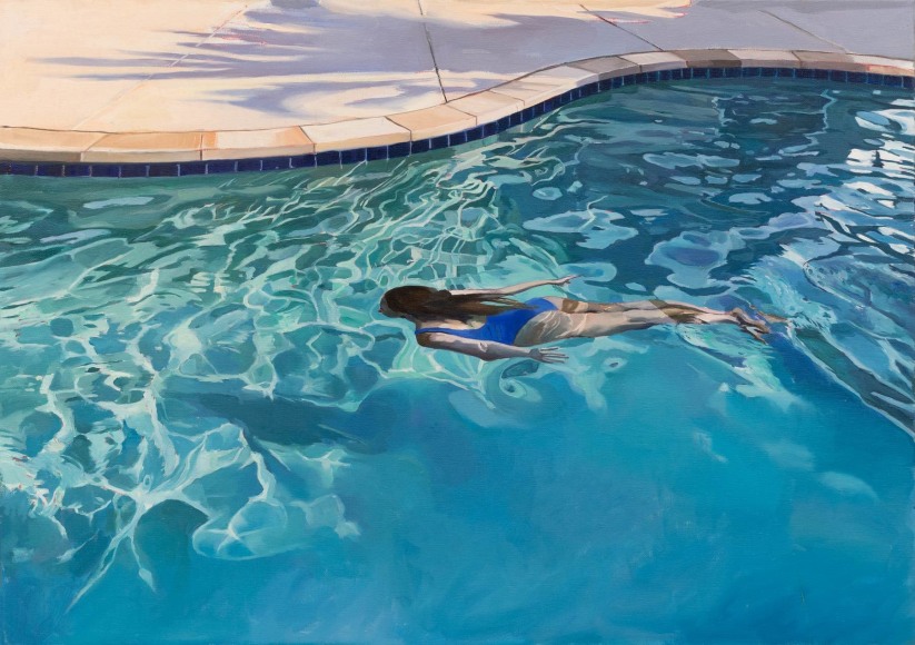 PATRICIA CHIDLAW , Diving into Blue, 2022