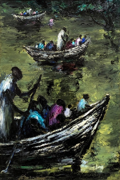 DAN LUTZ (1906-1978), River Jordan, 1942