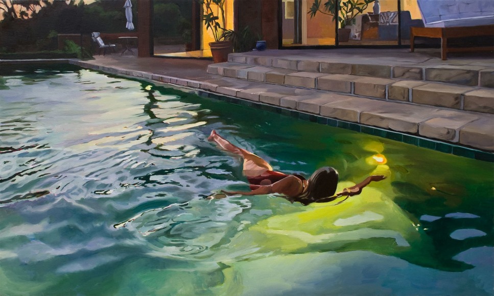 PATRICIA CHIDLAW, Evening Swim, 2020