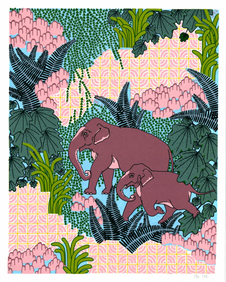 CLAUDIA  BORFIGA, Jungle Elephant