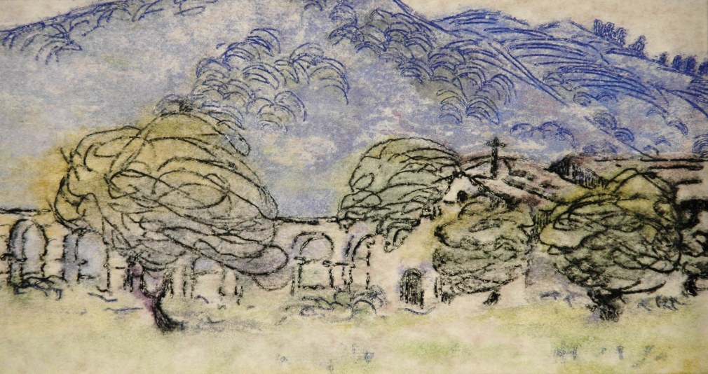 Nell Brooker Mayhew, Ruins of San Antonio Mission, 1921