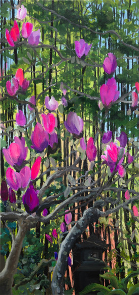 RUTH ELLEN HOAG , Tulip Tree in the Japanese Garden, 2025