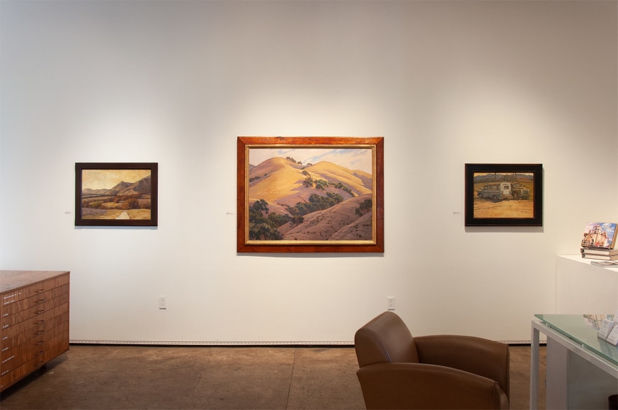 Installation photograph of THE SUMMER SALON 2019 II with Whitney Brooks Abbott and John Comer