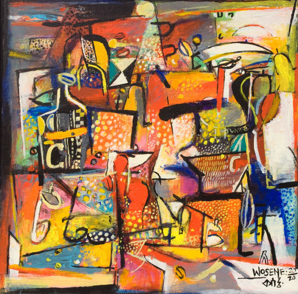 WOSENE WORKE KOSROF , The Chess Players, 2020