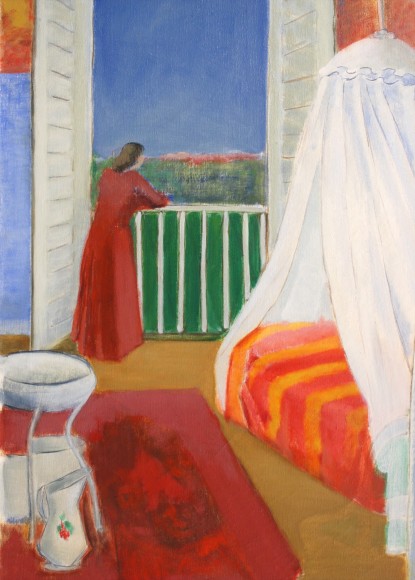 LYLA HARCOFF (1883-1956), My Room in Mexico