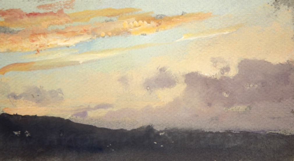 Colin Campbell Cooper (1856-1937), Peach Sunset,