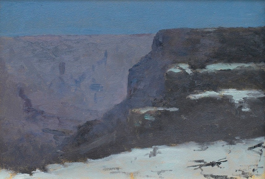 LOCKWOOD DE FOREST (1850-1932), Moonlight at Rim of Grand Canyon , May, 1907 (?)