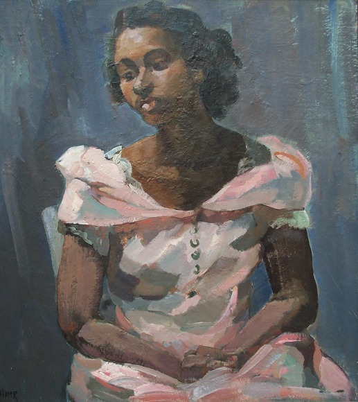GRACE LIBBY VOLLMER (1884-1977), Portrait of a Black Woman, c. 1930s