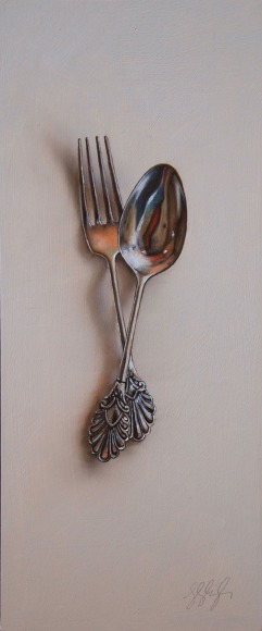 LESLIE LEWIS SIGLER , Silver Pair 2 - The Hider and the Seeker, 2020