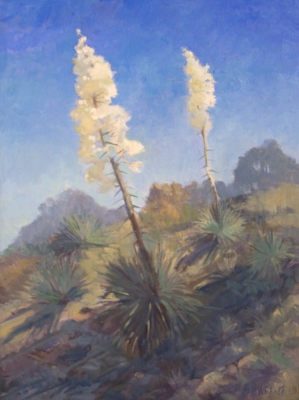 MEREDITH BROOKS ABBOTT, Yucca - Into the Blue, 2019