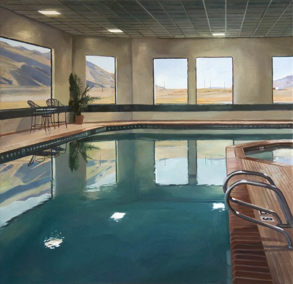 Patricia Chidlaw, Desert Motel Pool,