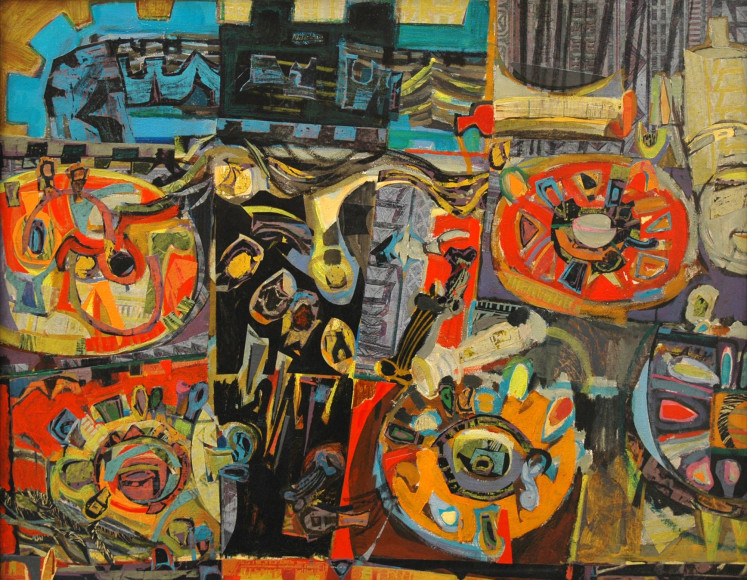 JOHN BERNHARDT (1921-1963), Radio Still Life - Major Work, 1956