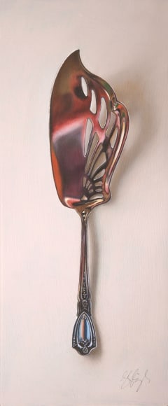 LESLIE LEWIS SIGLER, Silver Server #16, The Alarmist, 2020