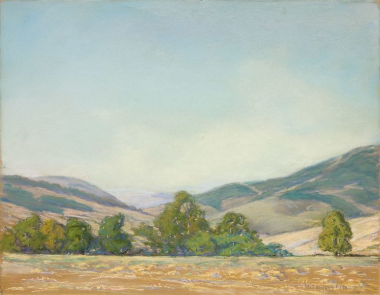 William Otte (1871-1957), Cuesta Canyon in Nojoqui Country, 1914