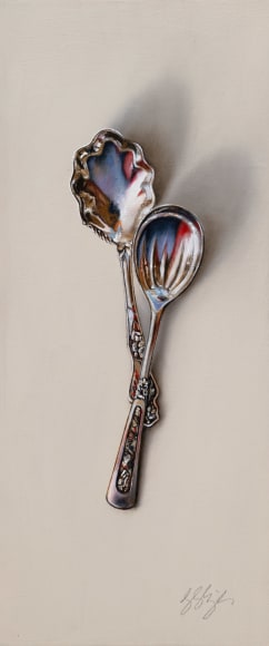 LESLIE LEWIS SIGLER , Silver Pair #39, The Nymph and The Shepherd, 2023